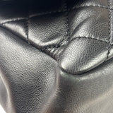 Chanel Vintage Black Quilted Lambskin Shoulder Bag 2010