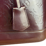 Louis Vuitton Monogram Vernis Alma GM Burgundy