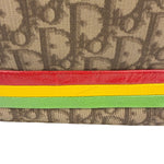 Christian Dior Vintage Monogram Rasta Trotter Messenger Bag