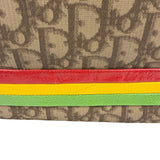 Christian Dior Vintage Monogram Rasta Trotter Messenger Bag