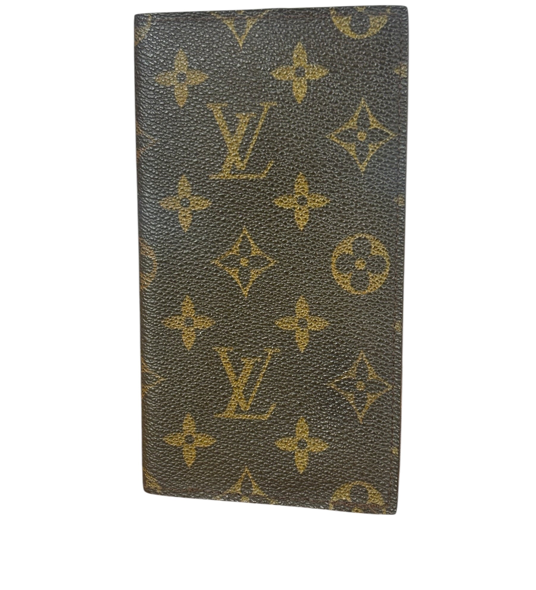 Louis Vuitton Vintage Leather Monogram Bifold Long Wallet