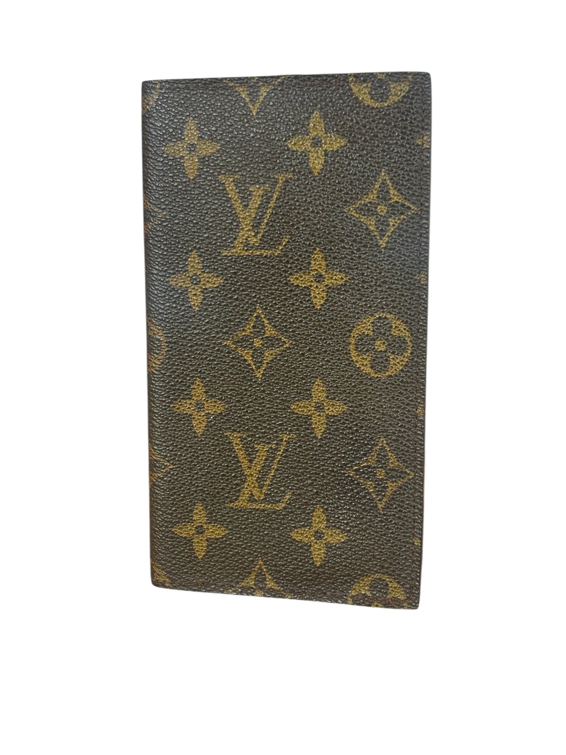 Louis Vuitton Vintage Leather Monogram Bifold Long Wallet