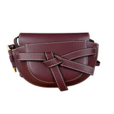 Loewe Mini Burgundy Gate Crossbody