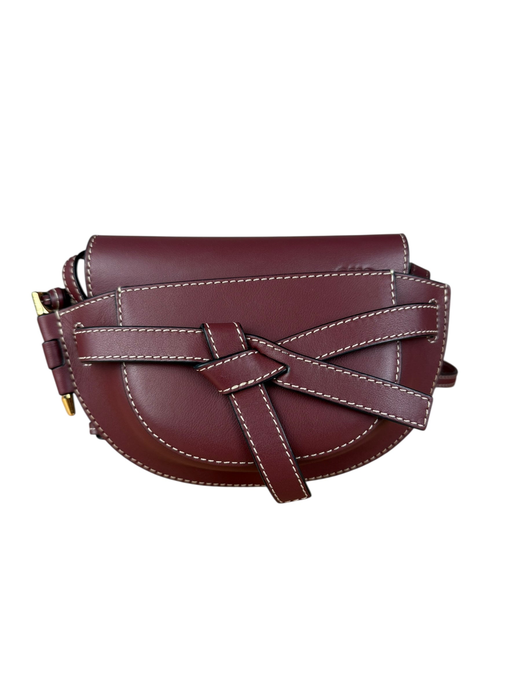 Loewe Mini Burgundy Gate Crossbody