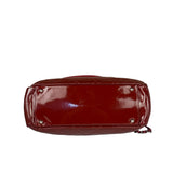Chanel Red Patent Leather Chain Shoulder Bag 2012
