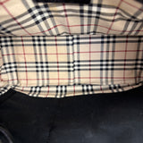 Burberry Black Pebbled Leather Tote Handbag