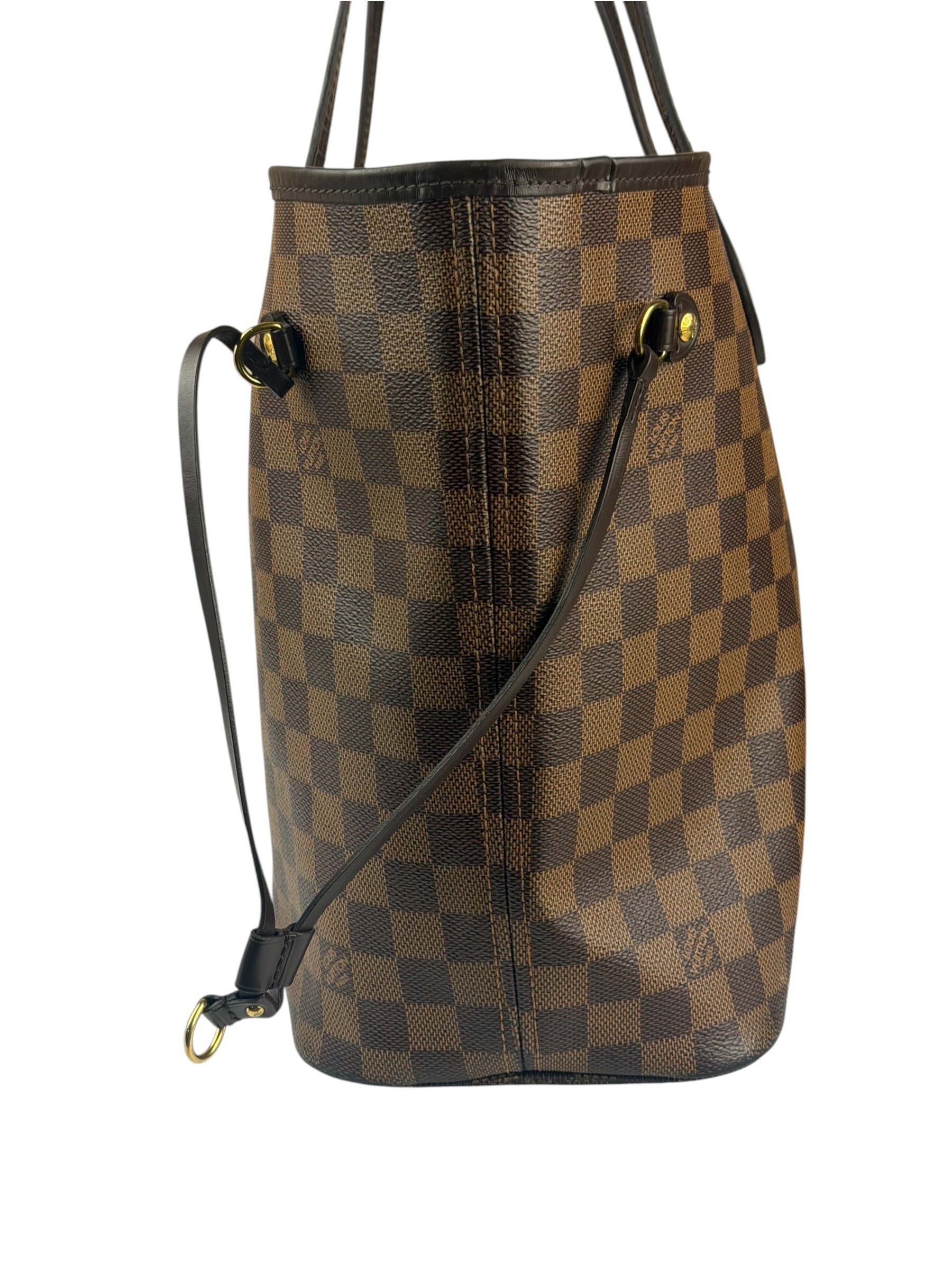 Louis Vuitton Damier Ebene Neverful MM Tote Bag