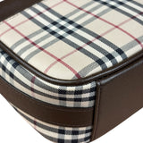 Burberry Vintage Leather Trim House Check Pochette