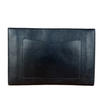 Chanel Black Leather Paris-Rome Coco Envelope Clutch 2017