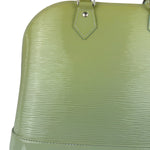 Louis Vuitton Green Patent Epi Alma Handbag