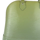 Louis Vuitton Green Patent Epi Alma Handbag