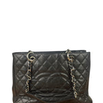 Chanel Black Caviar Quilted Large Shopping Tote 2012