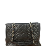 Chanel Black Caviar Quilted Large Shopping Tote 2012