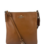 Coach Tan Brown Pebble Leather Crossbody Bag