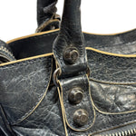 Balenciaga Charcoal Le City Small Two-Way Bag
