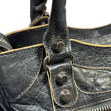 Balenciaga Charcoal Le City Small Two-Way Bag