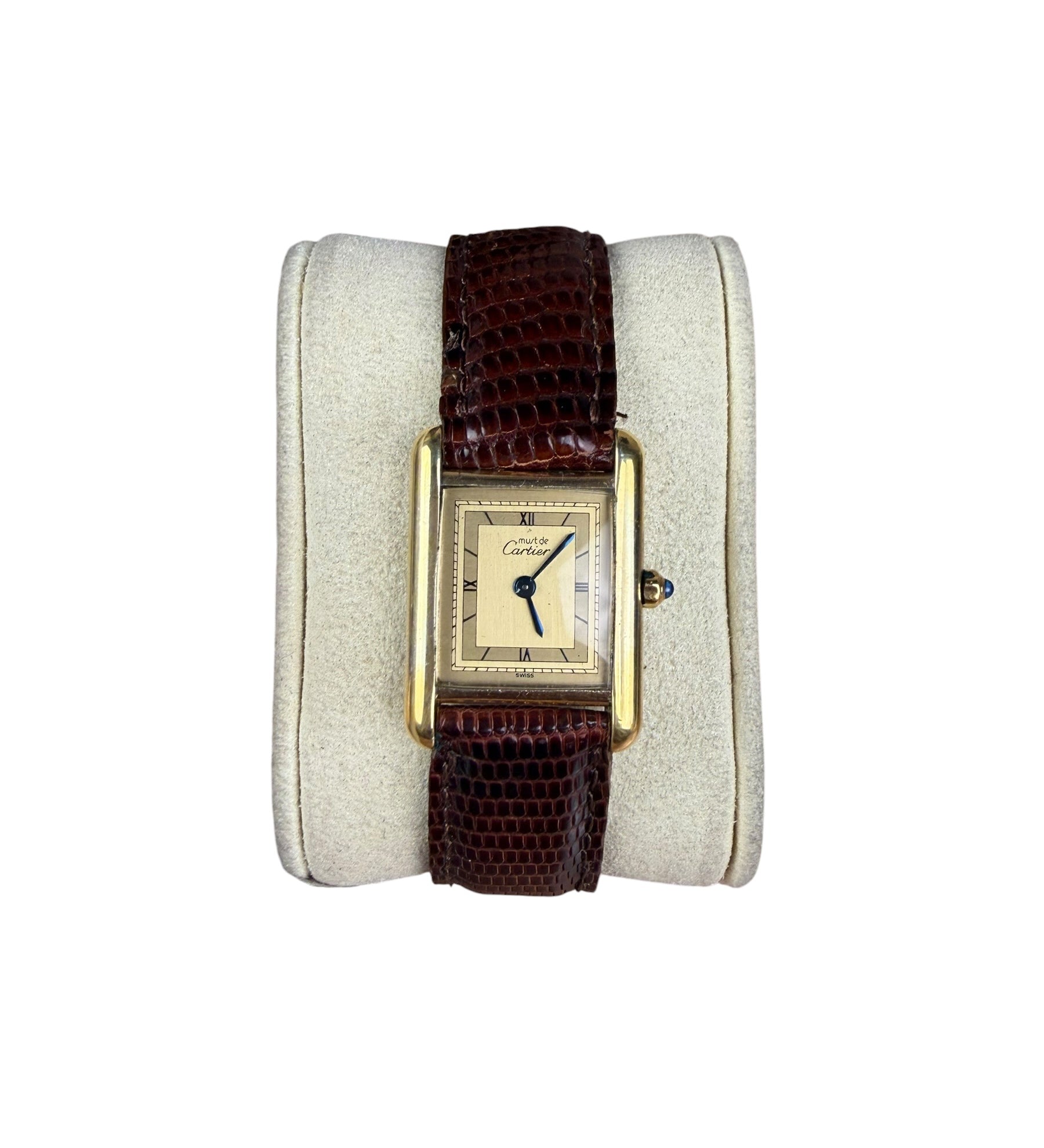 Cartier Tank Champagne Roman Numeral Dial