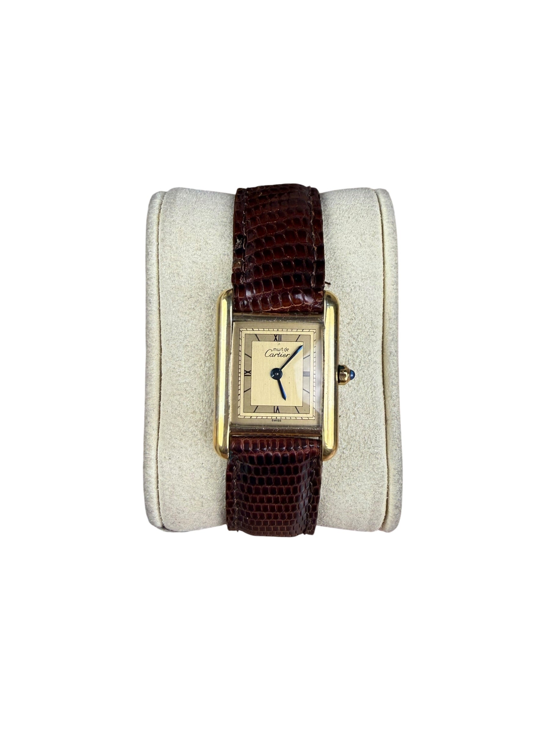 Cartier Tank Champagne Roman Numeral Dial
