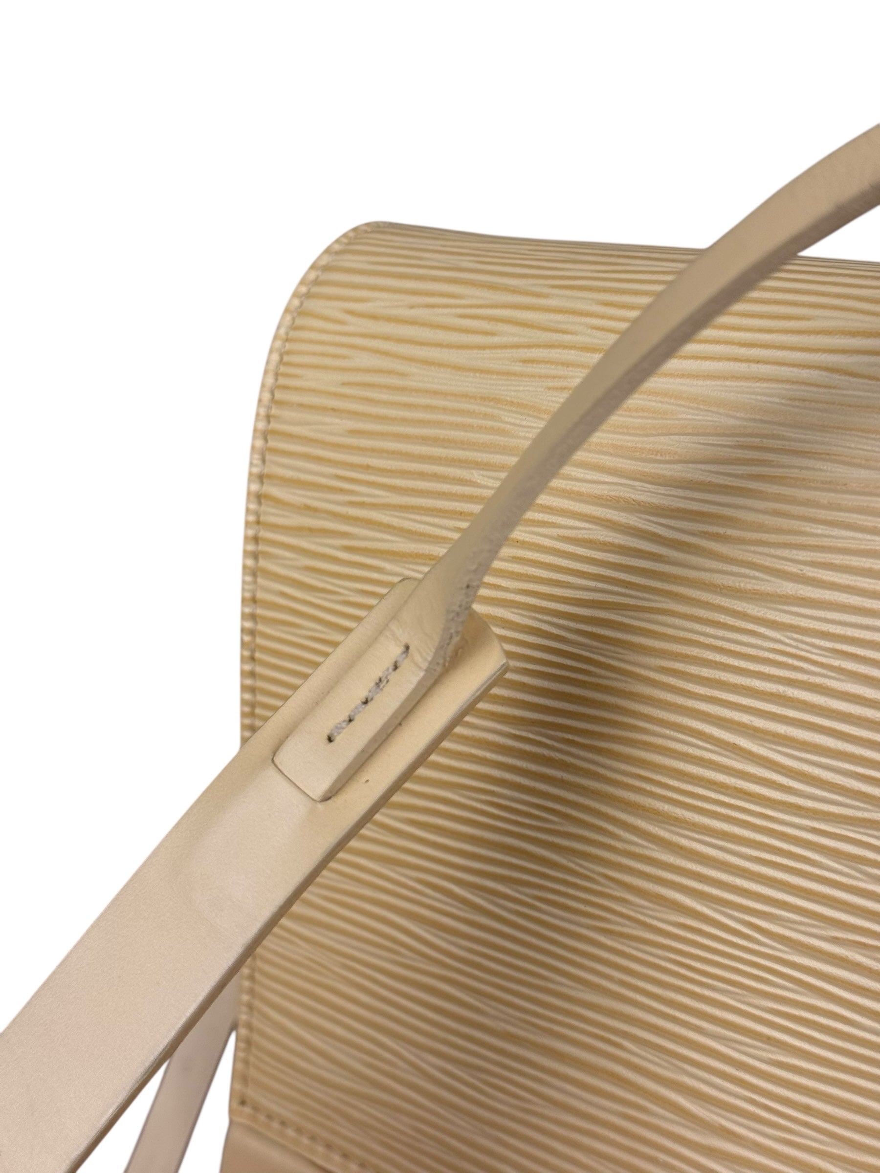 Louis Vuitton Vintage Yellow Epi Biarritz Shoulder Bag