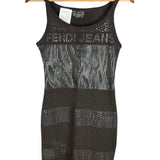 Fendi Jeans Knit Dress Brown
