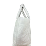 Rag & Bone White Leather Puffer Tote