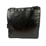 Chanel Vintage Metallic Bronze Lambskin Logo Messenger Bag 1997