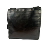 Chanel Vintage Metallic Bronze Lambskin Logo Messenger Bag 1997