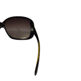 Prada SPR25N Brown Tortoiseshell Acetate Oversized Sunglasses