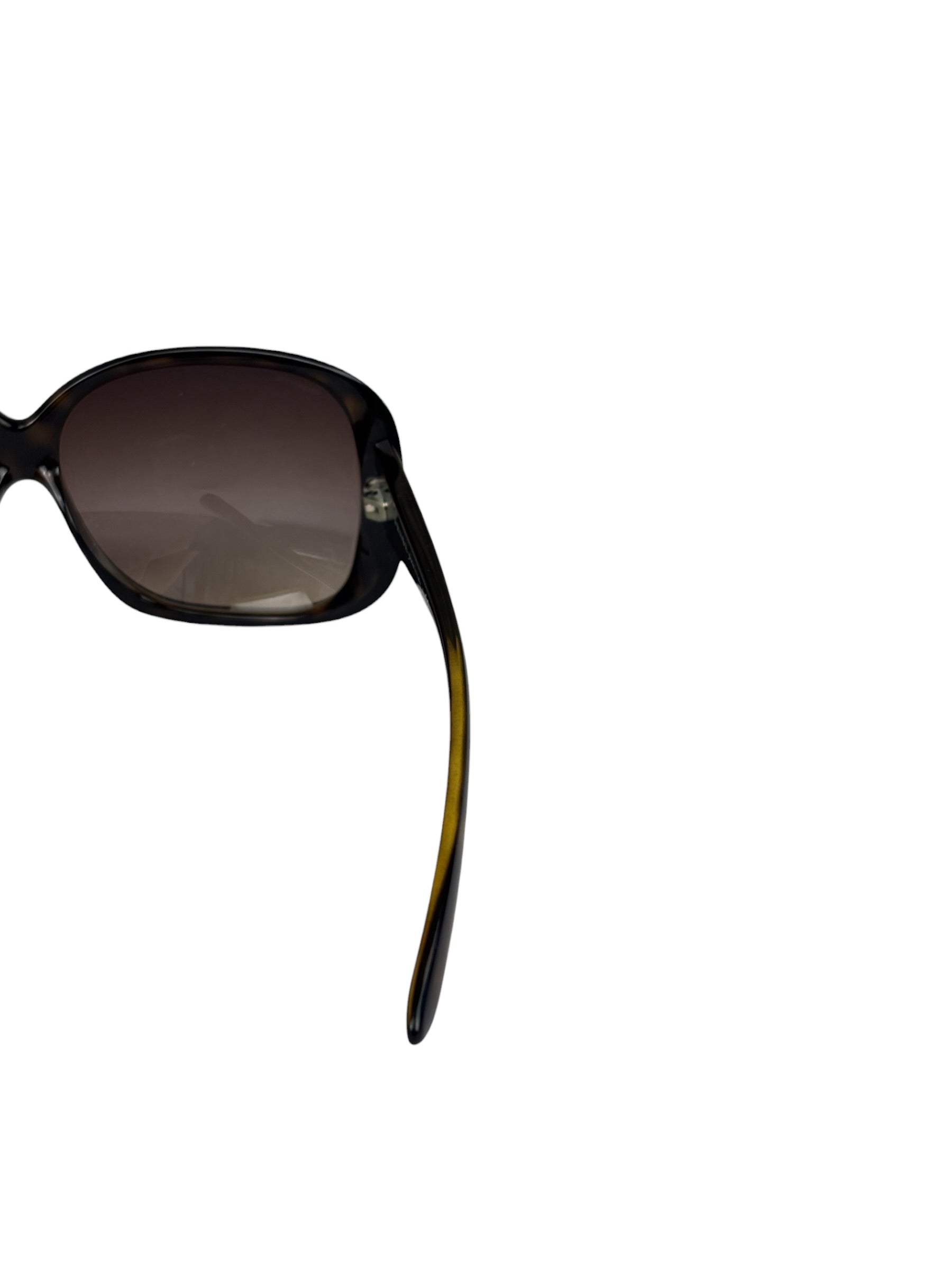 Prada SPR25N Brown Tortoiseshell Acetate Oversized Sunglasses