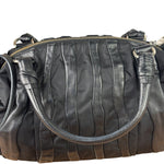 Prada Black Tessuto Nylon/Nappa Leather Waves Two-Way Bag
