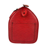 Louis Vuitton Castillian Red Epi Leather Speedy Mini Handbag