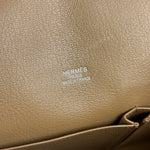 Hermes Jypsiere Tan Clemence Leather Shoulder Bag 2008