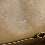 Hermes Jypsiere Tan Clemence Leather Shoulder Bag 2008