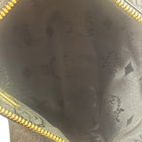 MCM Vintage Black Pebbled Leather Bowler Pochette