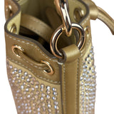 Coach Yellow Gold Mini Bucket Crystal Two-Way Bag
