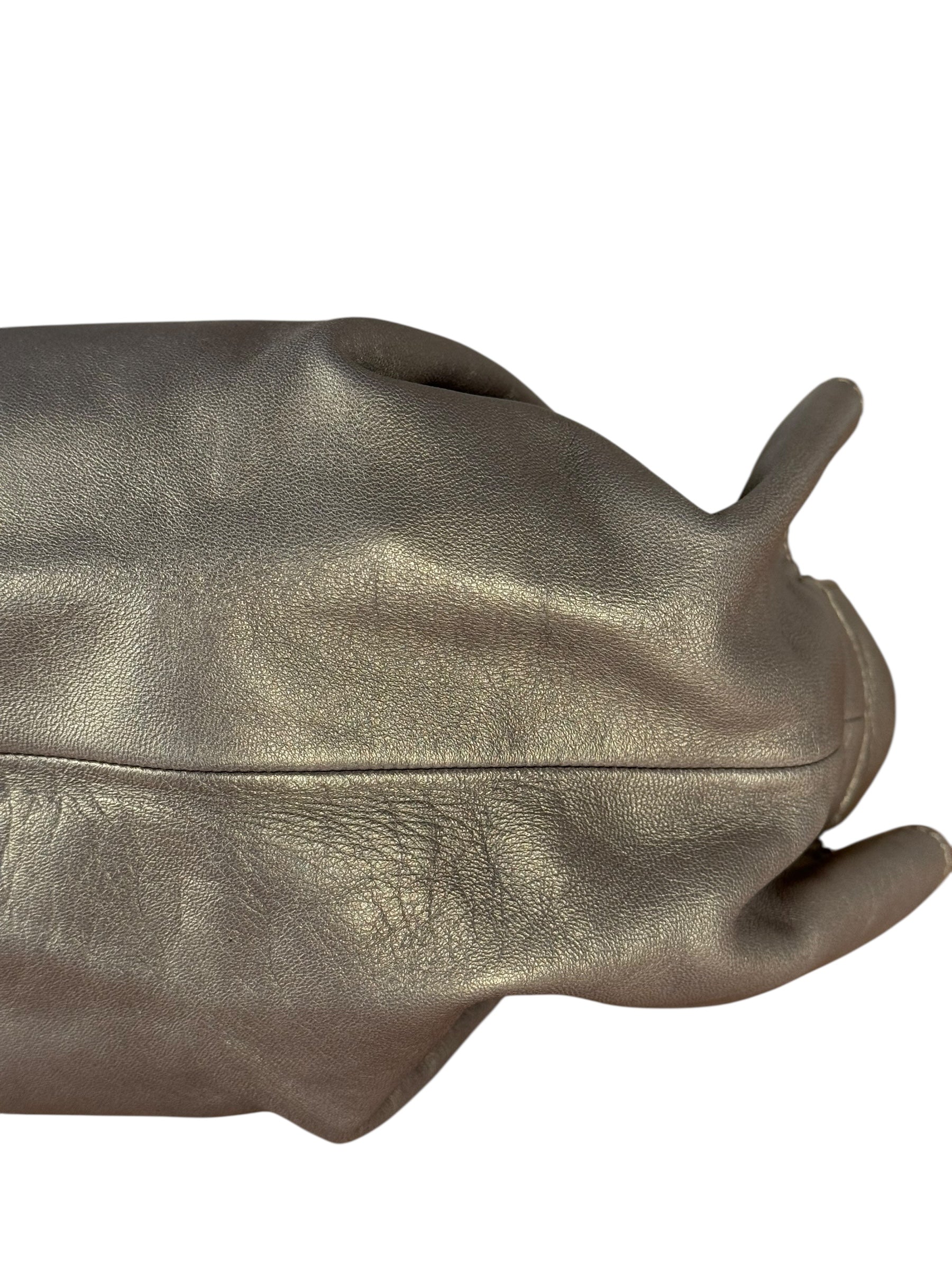 Loewe Metallic Gold Nappa Aire Leather Handbag