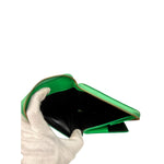 Comme Des Garcons Green Zip Around Wallet