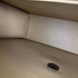 Chanel Beige Quilted Canvas Chain Flap Bag 1998