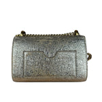 Gucci Gold Metallic Padlock Small Chain Shoulder Bag