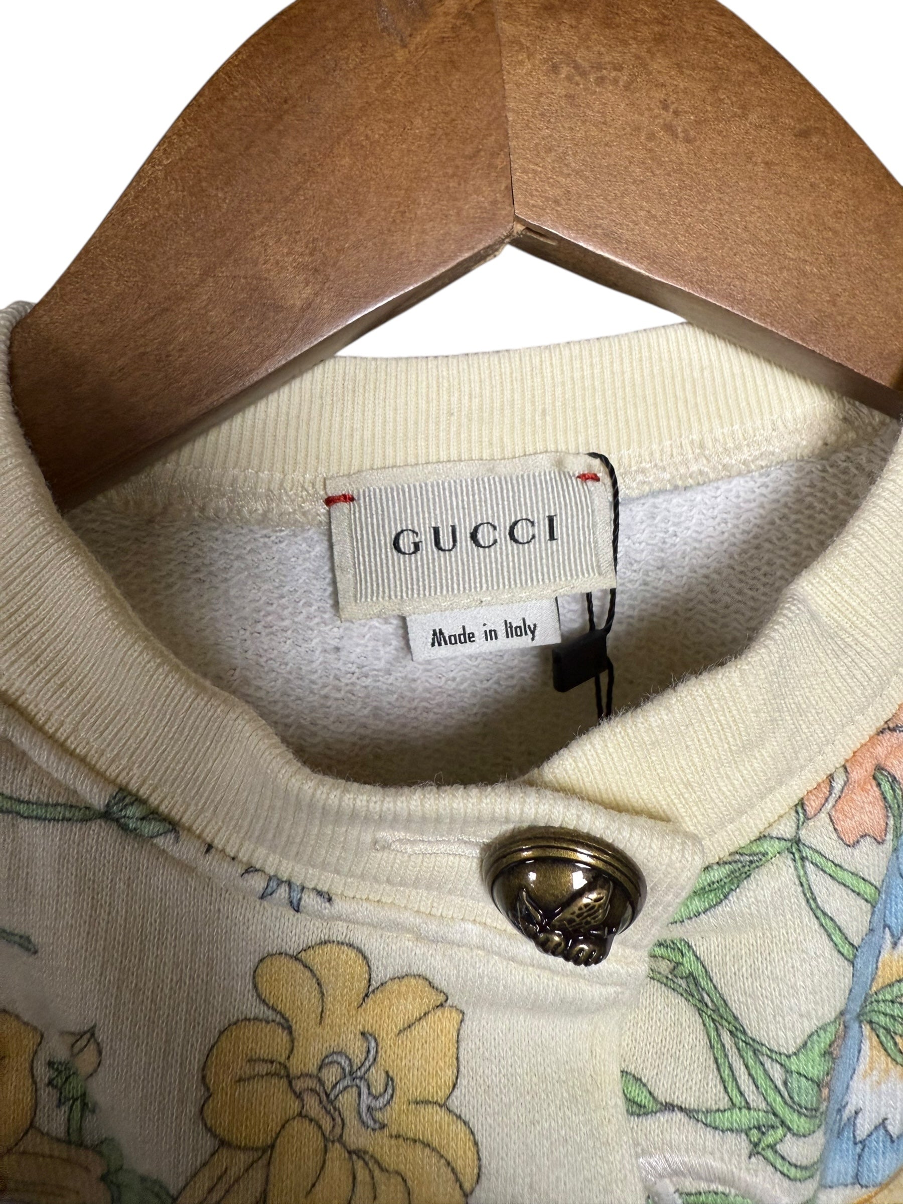 Gucci Floral Button-Up Cardigan