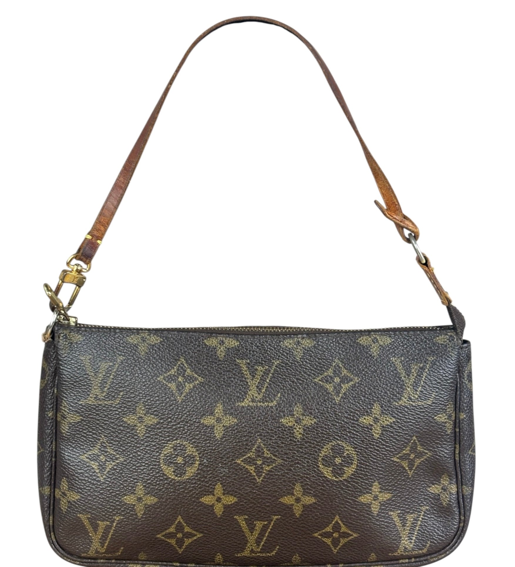 Louis Vuitton Leather Monogram Pochette