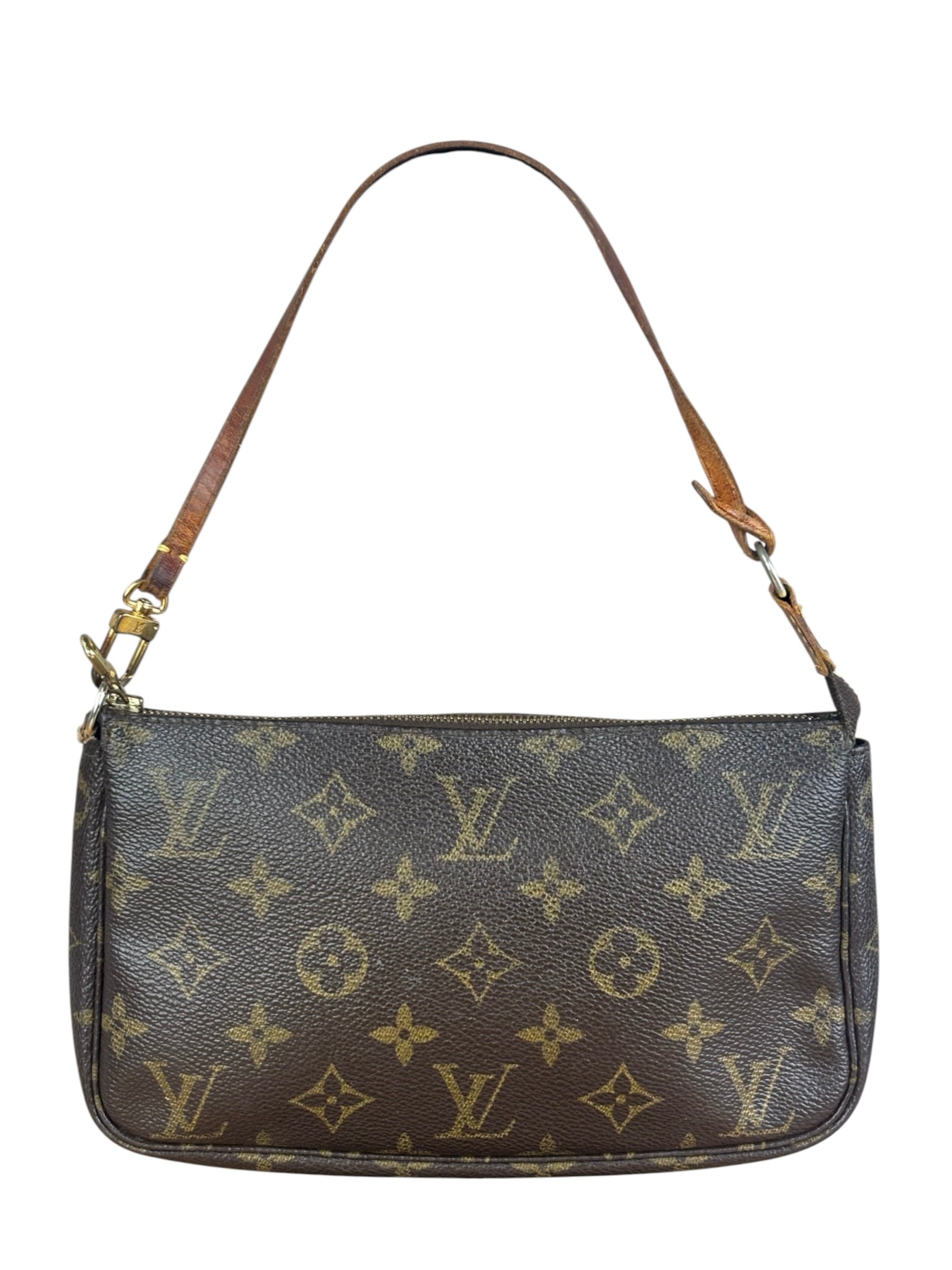 Louis Vuitton Leather Monogram Pochette