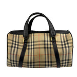 Burberry Vintage Haymarket House Small Boston Bag