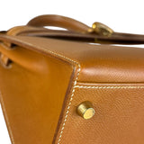Hermes Kelly 32 Sellier Epsom Gold Handbag 1995