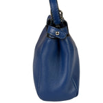 Fendi Navy Leather Peekaboo Micro Two-Way Bag