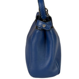 Fendi Navy Leather Peekaboo Micro Two-Way Bag