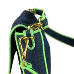 Fendi Denim Baguette NM 2Way Handbag