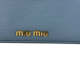 Miu Miu Vintage Blue Zip Cardholder