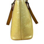 Louis Vuitton Yellow Vernis Houston Tote MM