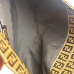 Fendi Vintage FF Canvas PVC Baguette